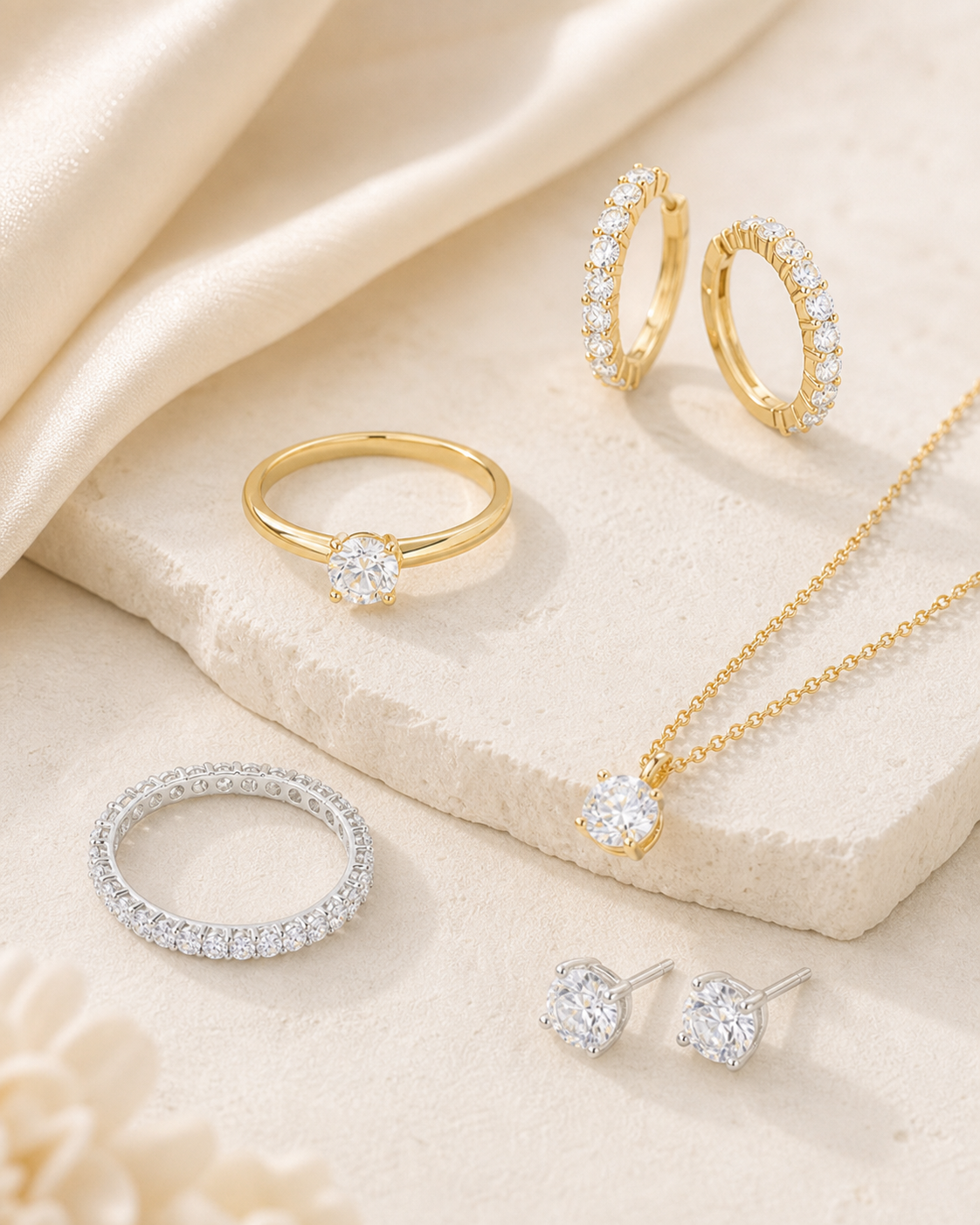 Diamantglanz in Sterlingsilber