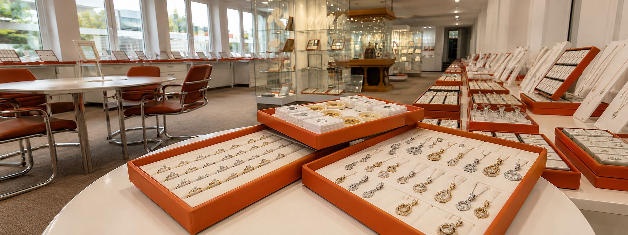Auswahlsendungen im Ernst-Stein-Showroom