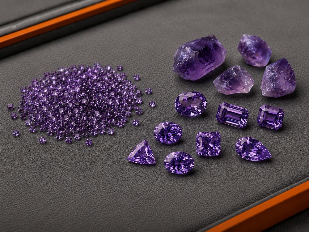 Amethyst Farbstein
