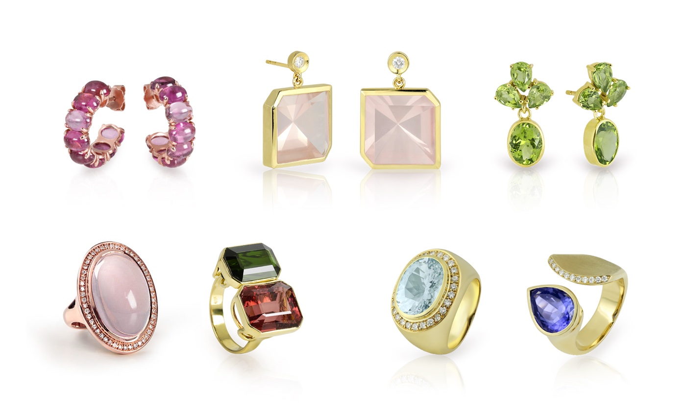 Goldschmuck mit Edelsteinen als Unikat